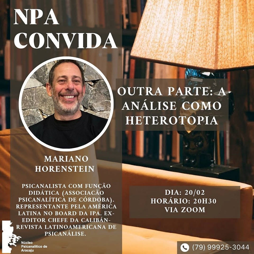 NPA CONVIDA: Mariano Horenstein